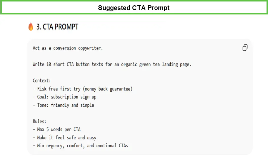 suggested cta prompt given to chatgpt
