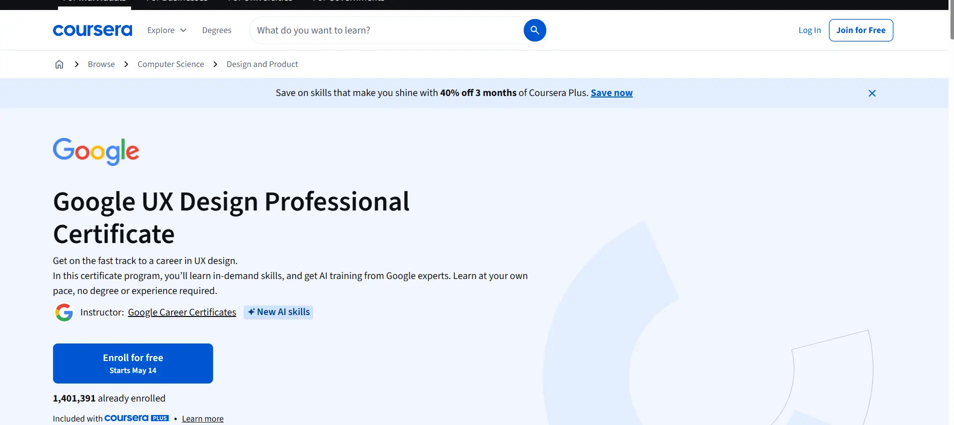 Google ux design course on coursera