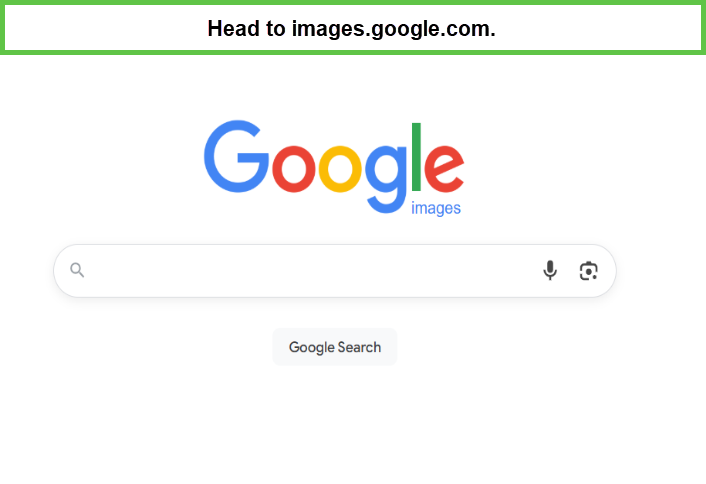 Navigate to images.google.com