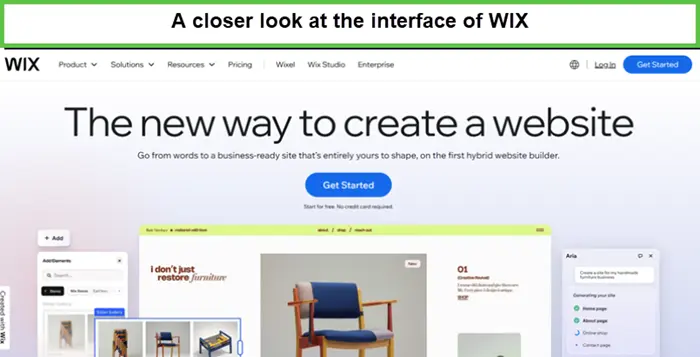 A website builder that lets you create professional sites using drag-and-drop tools without coding