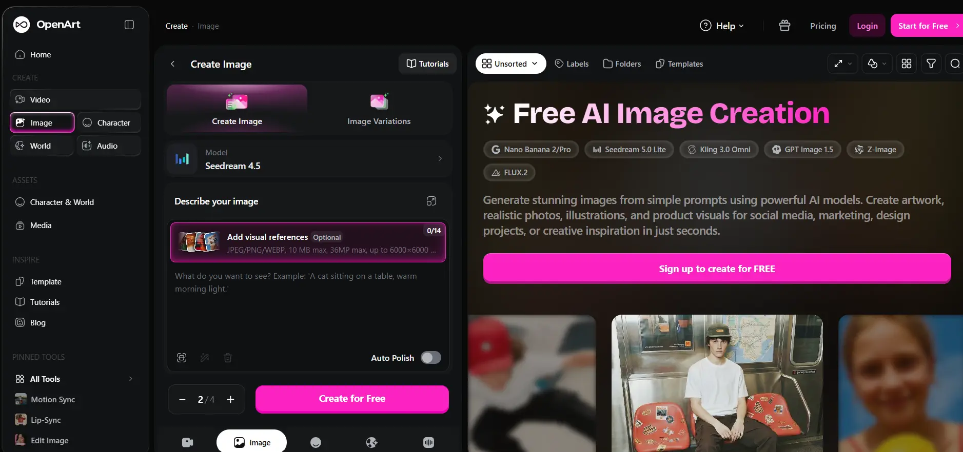 Stable Diffusion is another free ai image generator tool
